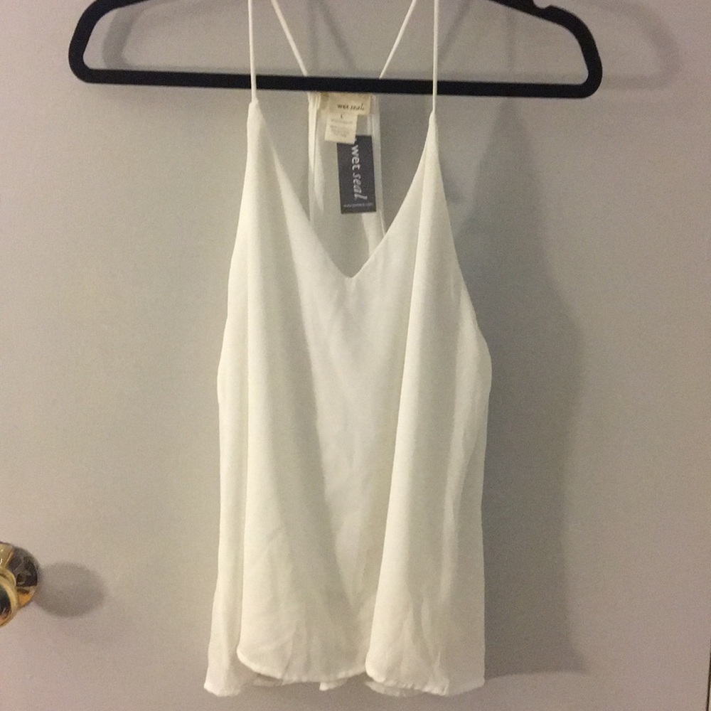 White tank top